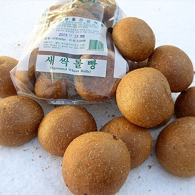 통밀 새싹 롤빵 12개 (350g)(Sprouted Wheat Rolls)